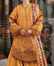 Bonanza Orange Cambric Suit- Pakistani Designer Lawn Suits