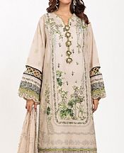 Bonanza Ivory Lawn Suit- Pakistani Designer Lawn Suits