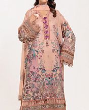 Bonanza Peach Lawn Suit- Pakistani Designer Lawn Suits