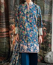 Bonanza Dark Blue Lawn Suit- Pakistani Lawn Dress