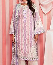 Bonanza Ivory/Lilac Lawn Suit- Pakistani Designer Lawn Suits