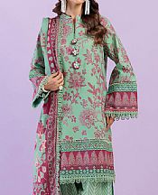 Bonanza Mint Green Lawn Suit- Pakistani Lawn Dress
