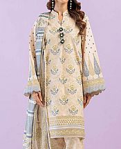 Bonanza Ivory Lawn Suit- Pakistani Designer Lawn Suits