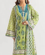 Bonanza Light Olive Green Lawn Suit- Pakistani Lawn Dress