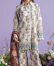 Bonanza Off White Lawn Suit- Pakistani Lawn Dress