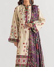 Bonanza Beige Lawn Suit- Pakistani Lawn Dress