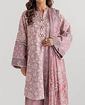 Bonanza Oyster Pink Lawn Suit- Pakistani Designer Lawn Suits