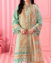 Bonanza Mint Green Lawn Suit (2 pcs)- Pakistani Lawn Dress