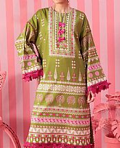 Olive Green Lawn Suit (2 pcs)