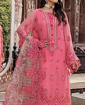 Brink Pink Chiffon Suit- Pakistani Chiffon Dress