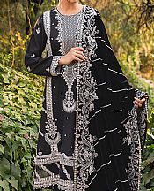 Black Net Suit- Pakistani Designer Chiffon Suit