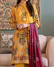 Mustard Cotton Suit- Pakistani Winter Clothing