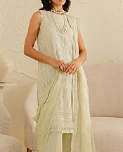 Cross Stitch Lime Green Chiffon Suit- Pakistani Chiffon Dress