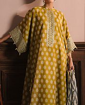 Cross Stitch Olive Net Suit- Pakistani Chiffon Dress