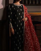 Cross Stitch Black Silk Suit- Pakistani Chiffon Dress