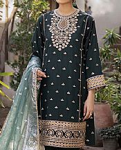 Charcoal Silk Suit- Pakistani Designer Chiffon Suit