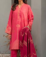 Brink Pink Jacquard Suit- Pakistani Winter Dress