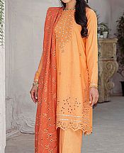 Tangerine Orange Lawn Suit- Pakistani Lawn Dress