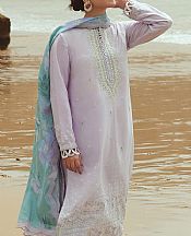 Cross Stitch Lilac Cotton Suit- Pakistani Winter Dress