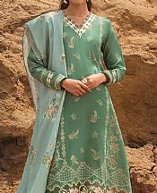 Cross Stitch Emarld Green Cotton Suit
