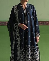 Cross Stitch Navy Blue Lawn Suit- Pakistani Designer Lawn Suits