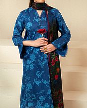 Cross Stitch Navy Blue Lawn Suit- Pakistani Lawn Dress