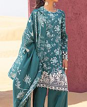 Cross Stitch Teal Lawn Suit- Pakistani Lawn Dress