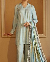 Cross Stitch Baby Blue Linen Suit- Pakistani Winter Clothing