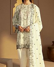 Cross Stitch Off-white Linen Suit- Pakistani Winter Dress