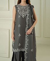 Cross Stitch Grey Lawn Suit- Pakistani Designer Lawn Suits