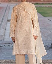 Cross Stitch Beige Lawn Suit- Pakistani Designer Lawn Suits