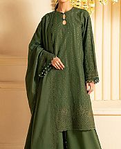 Cross Stitch Green Lawn Suit- Pakistani Lawn Dress