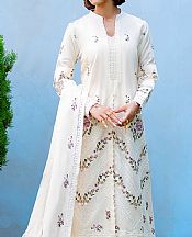 Cross Stitch Ivory Lawn Suit- Pakistani Lawn Dress