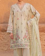 Cross Stitch Light Green Lawn Suit- Pakistani Designer Lawn Suits