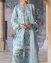 Cross Stitch Light Turquoise Lawn Suit- Pakistani Lawn Dress