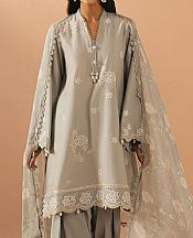 Light Grey Lawn Suit