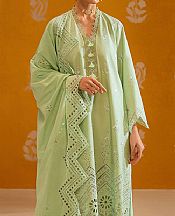 Cross Stitch Mint Green Lawn Suit- Pakistani Designer Lawn Suits