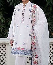 Cross Stitch White Lawn Suit- Pakistani Designer Lawn Suits