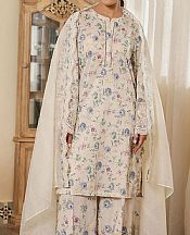 Cross Stitch Off-white Lawn Suit- Pakistani Lawn Dress