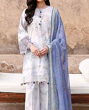 Cross Stitch Off-white Lawn Suit- Pakistani Designer Lawn Suits