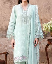 Cross Stitch Light Turquoise Jacquard Suit- Pakistani Lawn Dress