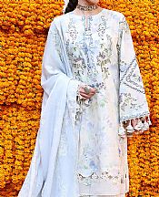 Cross Stitch Off-white Lawn Suit- Pakistani Designer Lawn Suits
