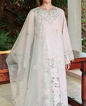 Cross Stitch Ivory/Lilac Lawn Suit- Pakistani Designer Lawn Suits