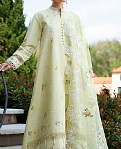 Cross Stitch Lime Lawn Suit- Pakistani Designer Lawn Suits