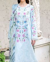 Cross Stitch Baby Blue Lawn Suit- Pakistani Lawn Dress