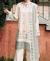 Cross Stitch Ivory Lawn Suit- Pakistani Designer Lawn Suits