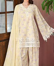 Cross Stitch Cream Lawn Suit- Pakistani Lawn Dress