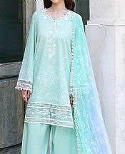 Cross Stitch Turquoise Lawn Suit- Pakistani Designer Lawn Suits