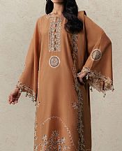 Cross Stitch Rust Lawn Suit- Pakistani Designer Lawn Suits