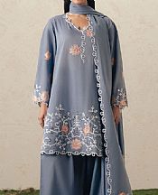 Cross Stitch Sky Blue Lawn Suit- Pakistani Designer Lawn Suits